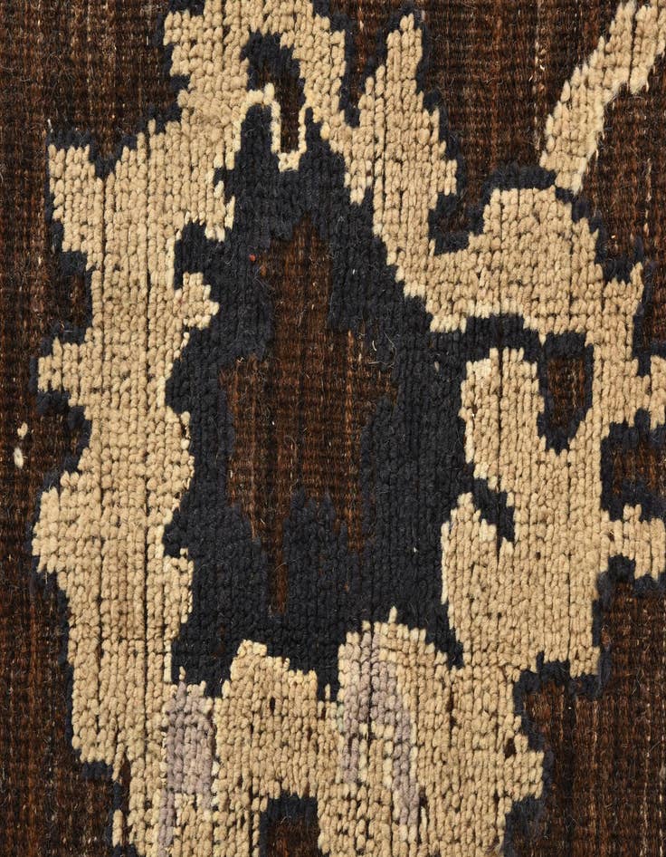 Detail image of  10' 2 x 13' 10  Hand Knotted Oushak Wool Rug
