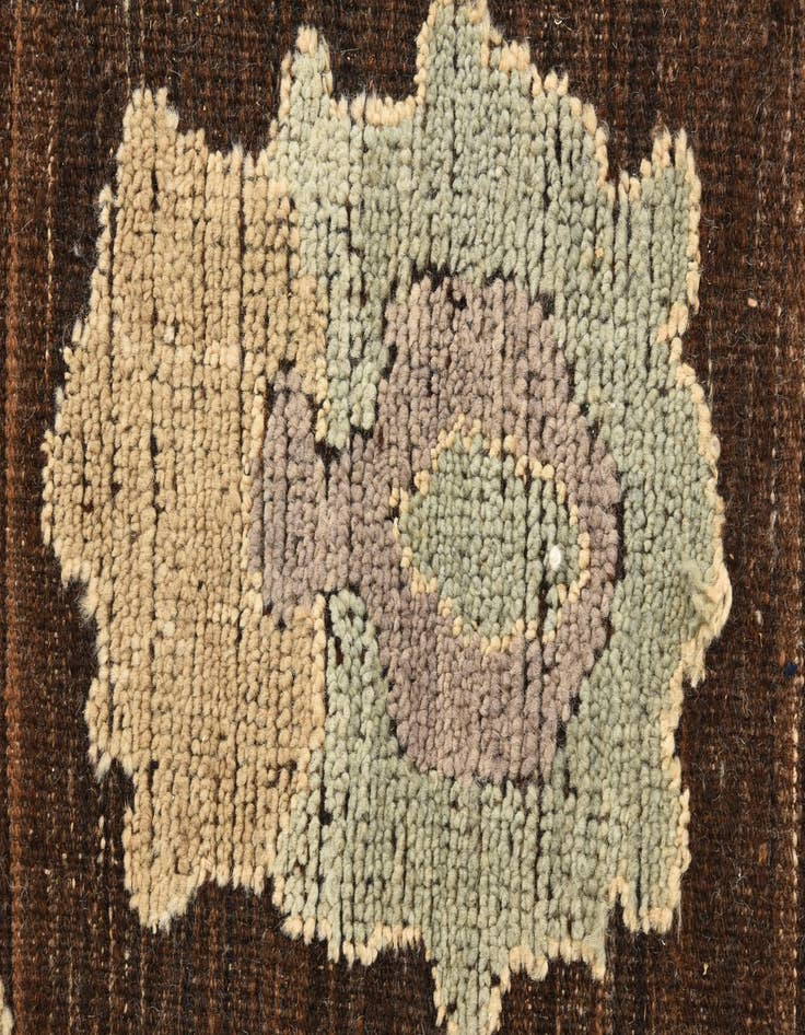 Detail image of  10' 2 x 13' 10  Hand Knotted Oushak Wool Rug