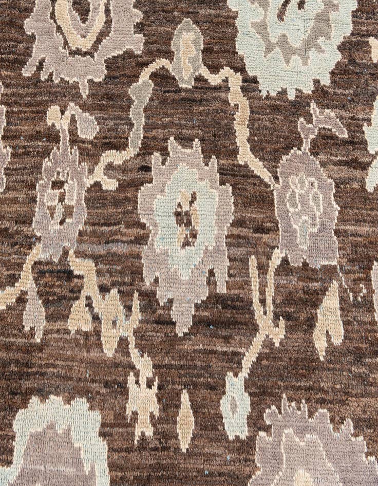 Detail image of  9' x 11' 10  Hand Knotted Oushak Wool Rug
