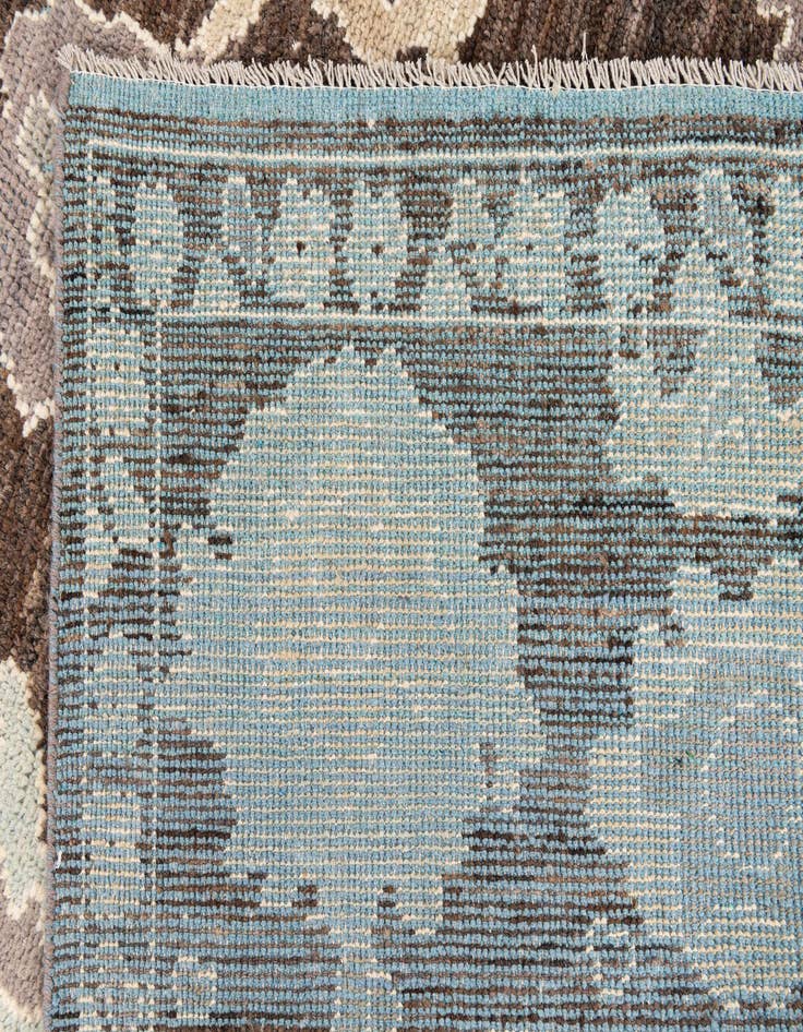 Detail image of  9' x 11' 10  Hand Knotted Oushak Wool Rug