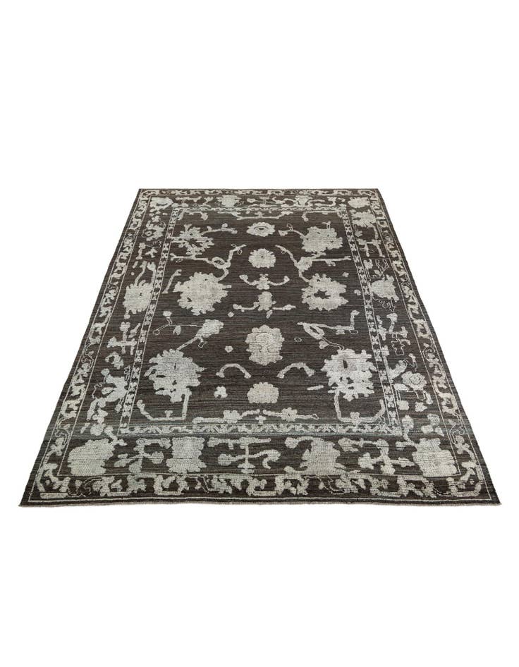 Detail image of  10' 2 x 13' 8  Hand Knotted Oushak Wool Rug