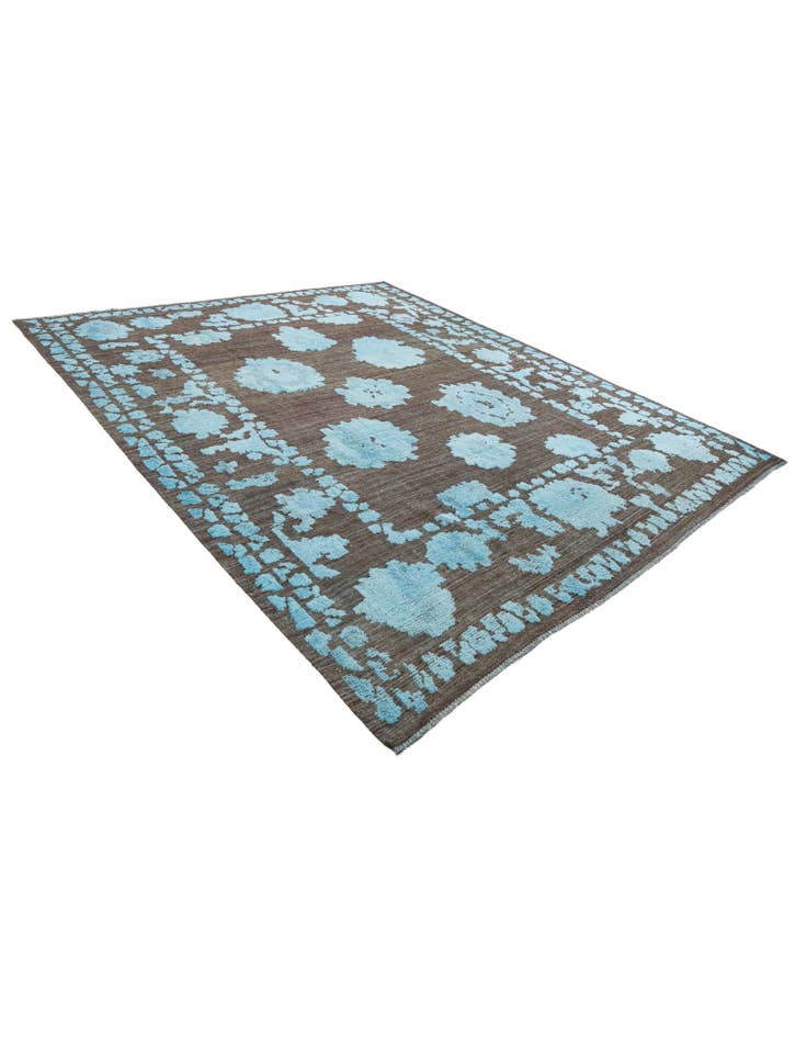 Detail image of  9' 5 x 11' 2  Hand Knotted Oushak Wool Rug