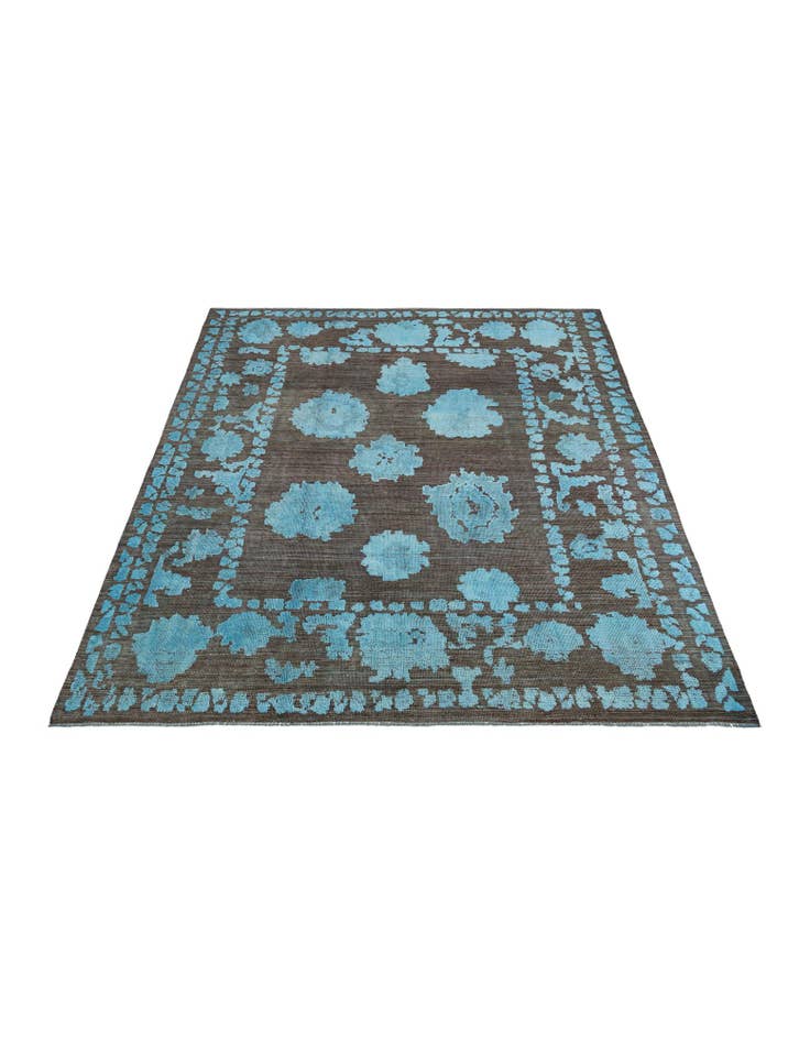 Detail image of  9' 5 x 11' 2  Hand Knotted Oushak Wool Rug