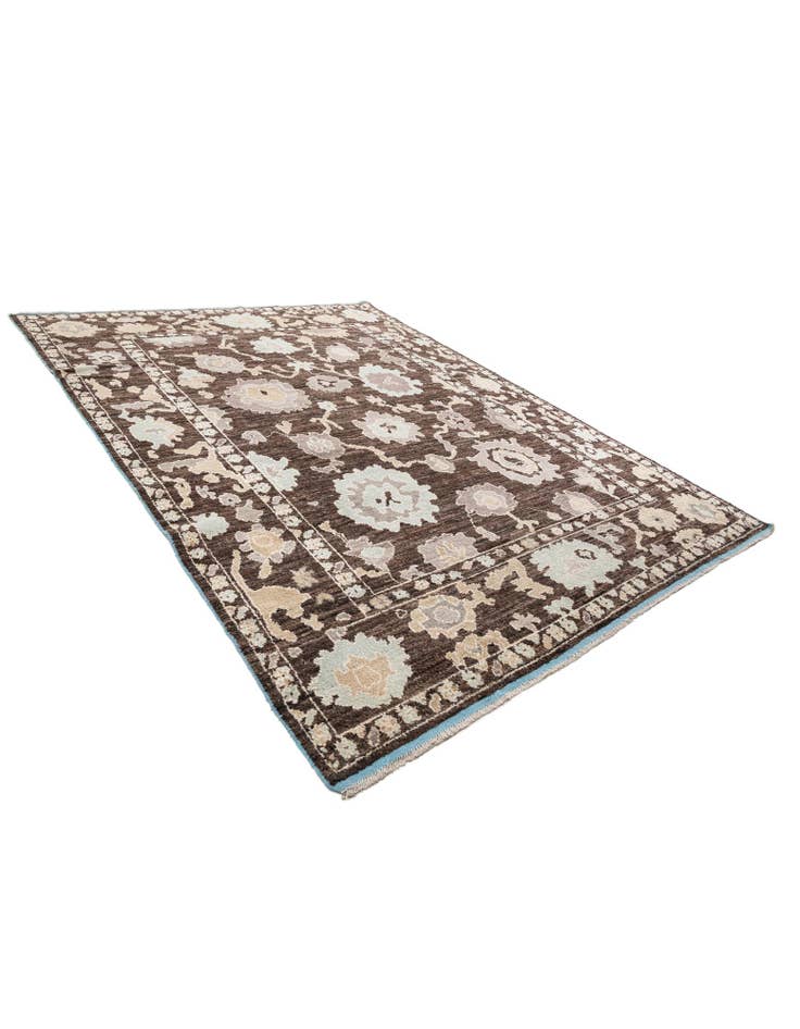 Detail image of  9' x 11' 10  Hand Knotted Oushak Wool Rug