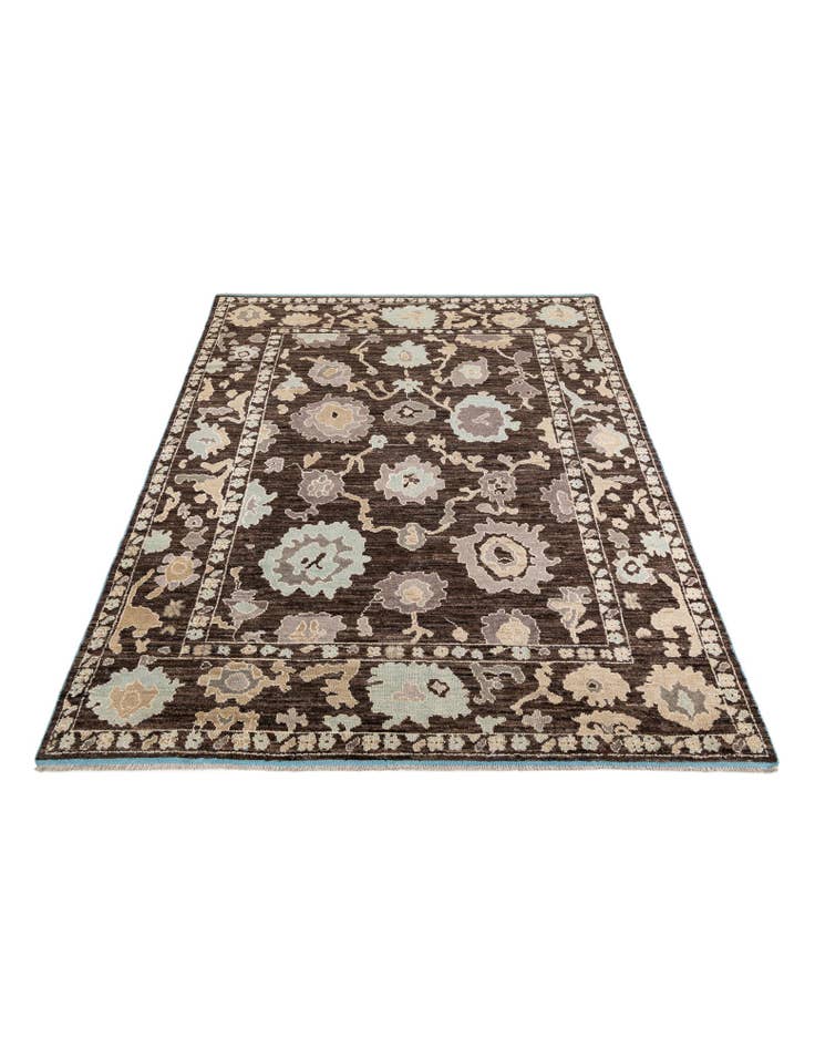 Detail image of  9' x 11' 10  Hand Knotted Oushak Wool Rug