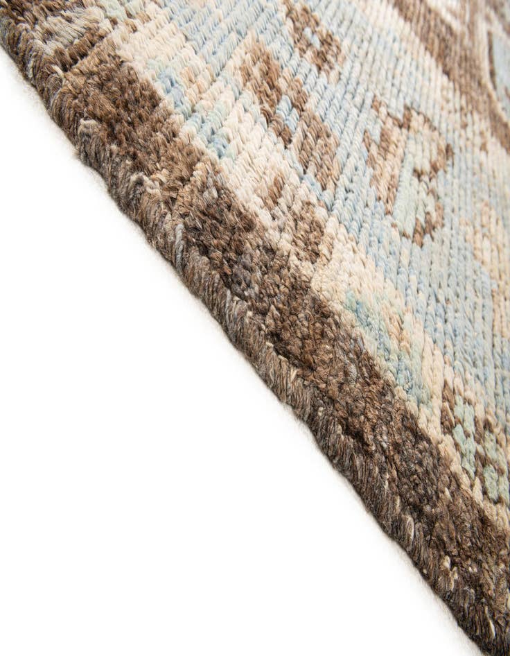 Detail image of  8' 4 x 10' 2  Hand Knotted Oushak Wool Rug