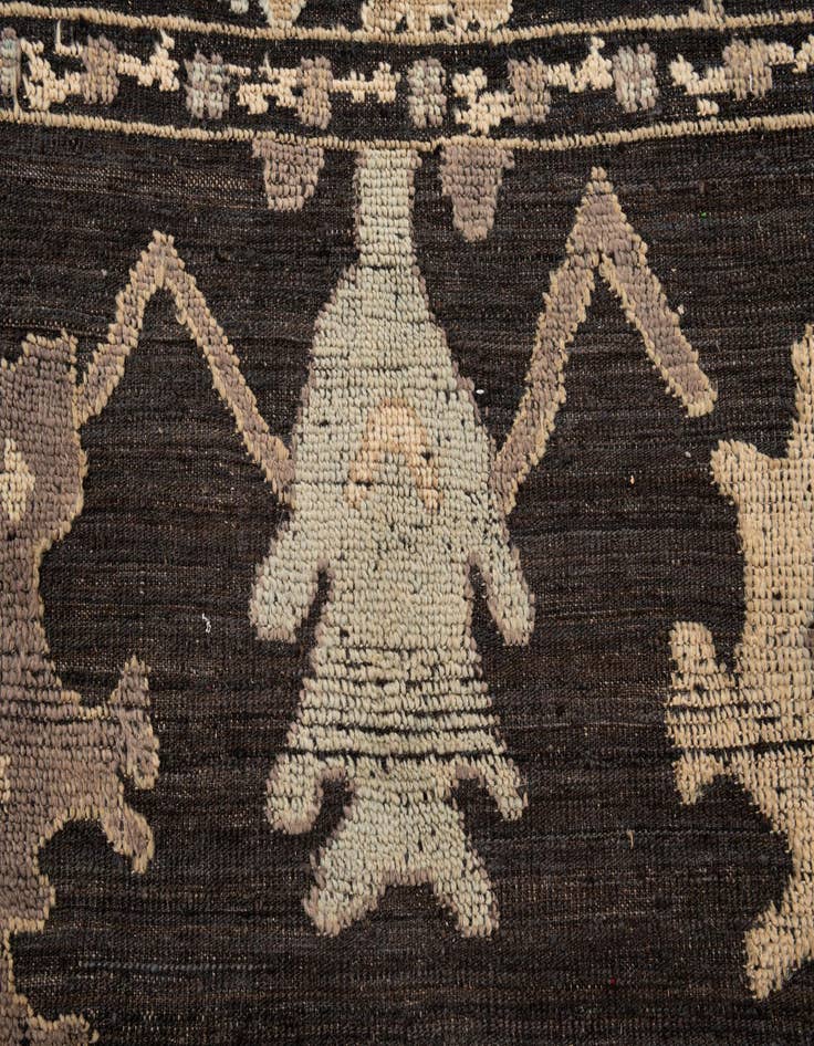 Detail image of  10' 7 x 14' 2  Hand Knotted Oushak Wool Rug