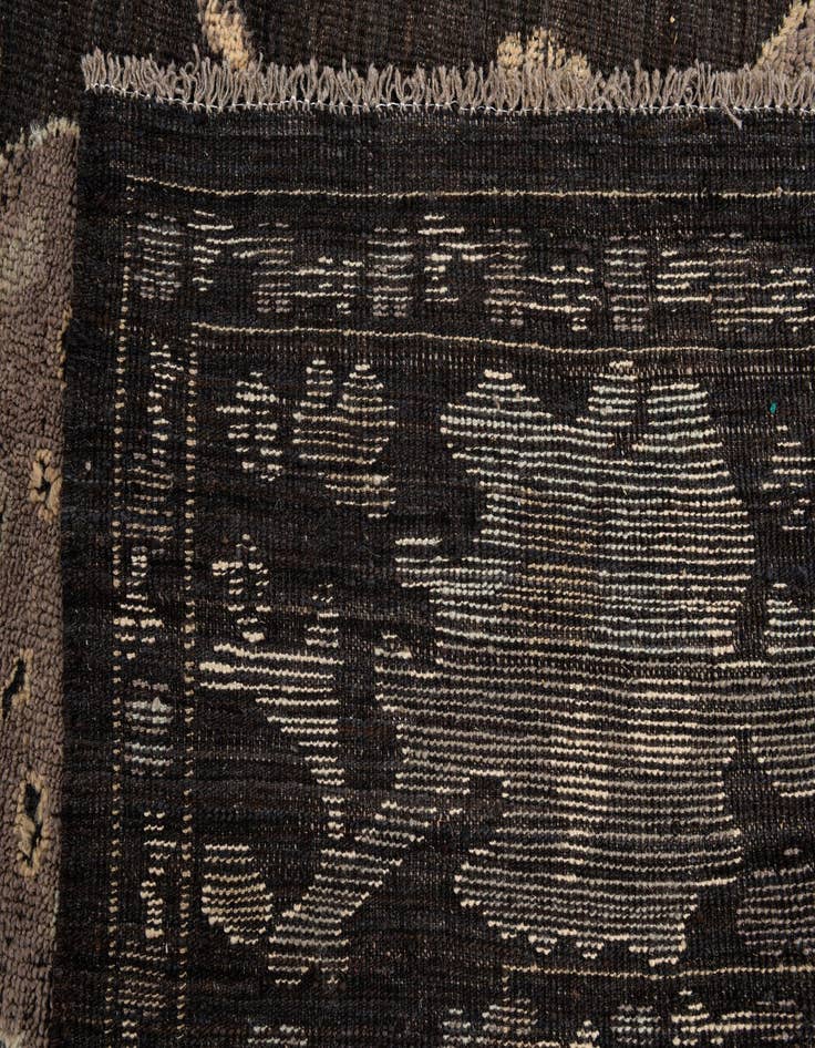 Detail image of  10' 7 x 14' 2  Hand Knotted Oushak Wool Rug