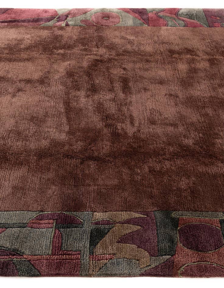 Detail image of  6' 11 x 8' 5  Hand Knotted Tibet Wool Rug
