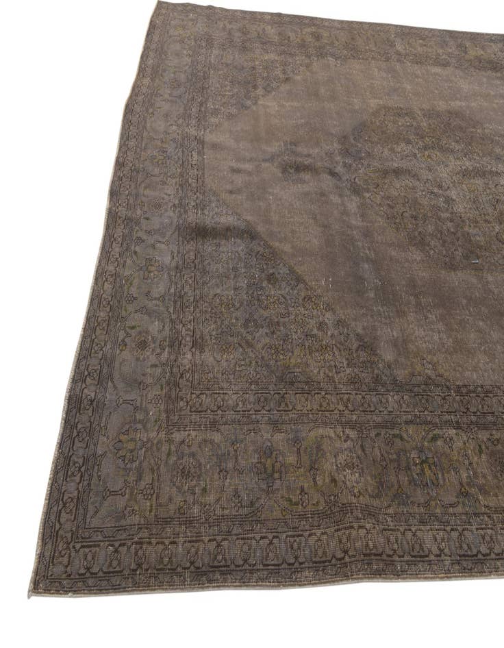 Detail image of  9' 9 x 12' 8  Hand Knotted Ultra Vintage Persian Wool Rug