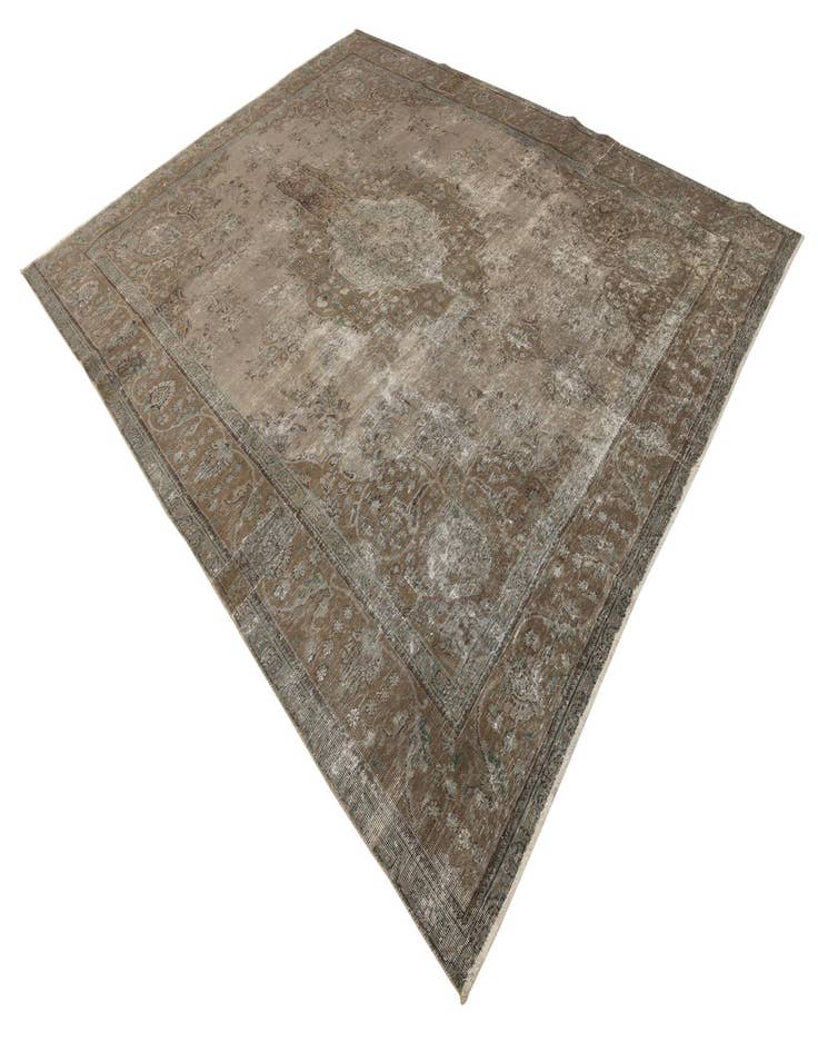 Detail image of  9' 7 x 12' 1  Hand Knotted Ultra Vintage Persian Wool Rug