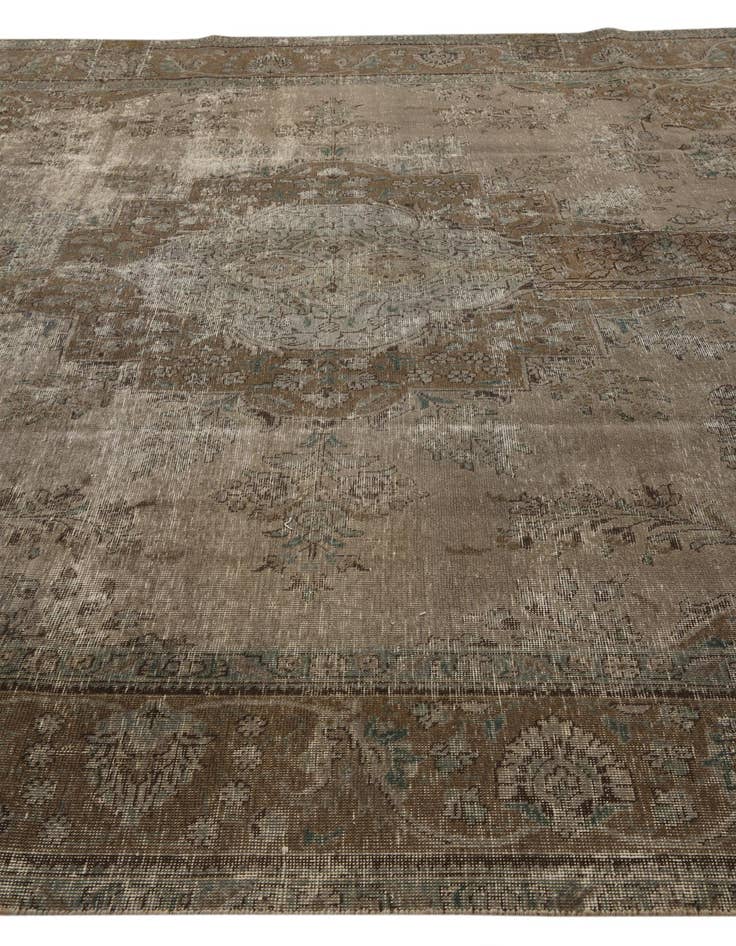 Detail image of  9' 7 x 12' 1  Hand Knotted Ultra Vintage Persian Wool Rug