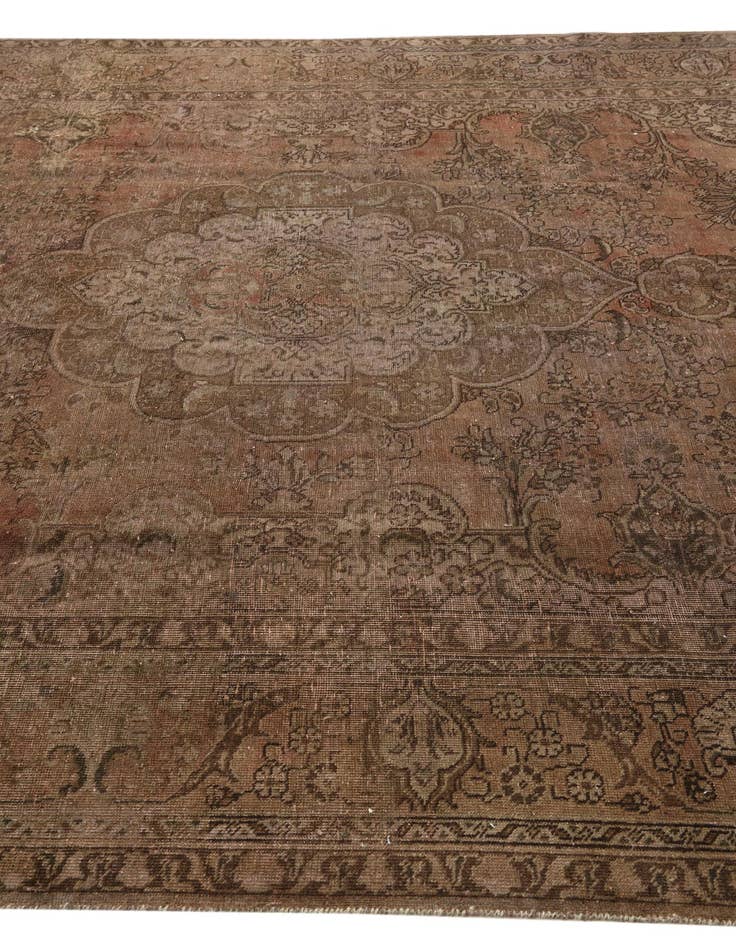 Detail image of  8' 2 x 11' 3  Hand Knotted Ultra Vintage Persian Wool Rug