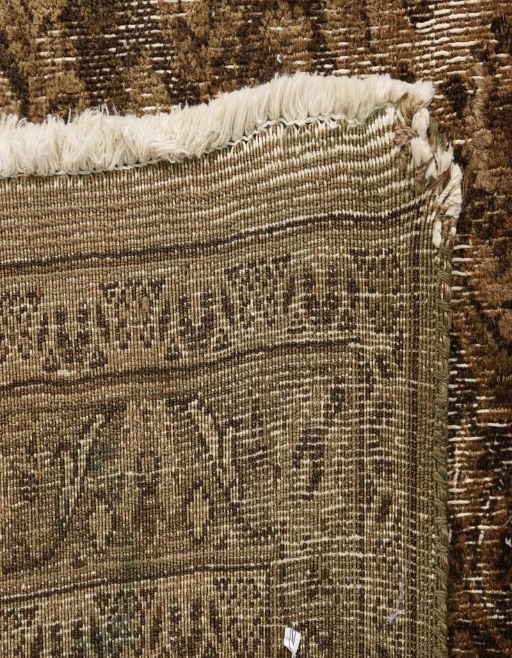 Detail image of  9' 5 x 12' 6  Hand Knotted Ultra Vintage Persian Wool Rug