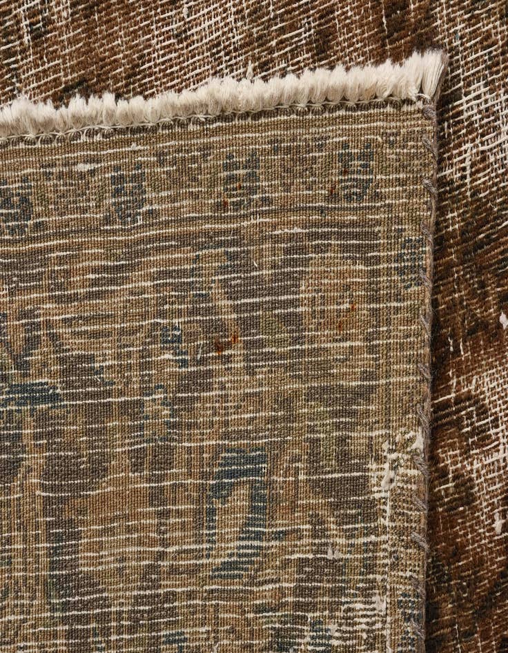 Detail image of  8' 6 x 11' 6  Hand Knotted Ultra Vintage Persian Wool Rug