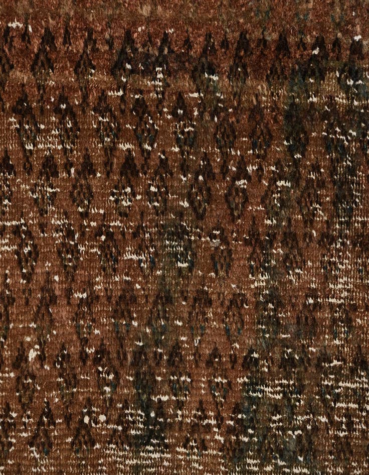 Detail image of  3' 6 x 6'  Hand Knotted Ultra Vintage Persian Wool Rug