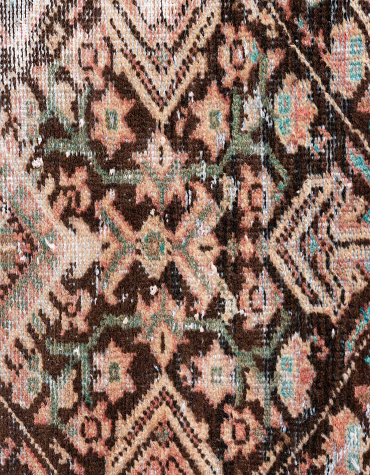 Detail image of  3' 3 x 5' 8  Hand Knotted Ultra Vintage Persian Wool Rug