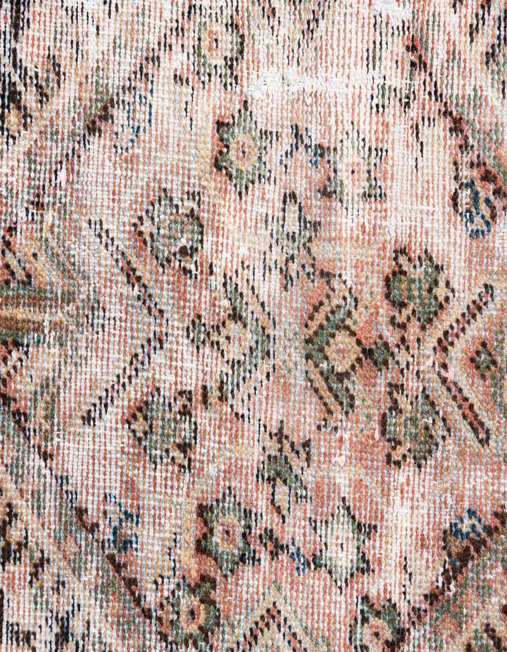 Detail image of  3' 3 x 5' 8  Hand Knotted Ultra Vintage Persian Wool Rug