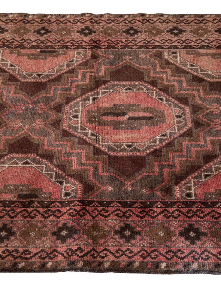 Detail image of  3' 6 x 6' 4  Hand Knotted Ultra Vintage Persian Wool Rug