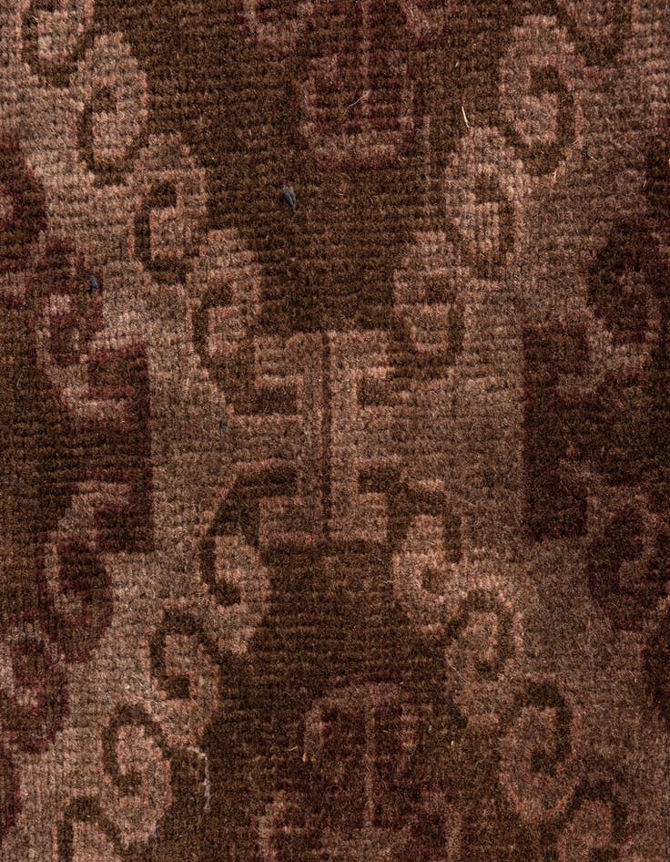 Detail image of  3' 9 x 6' 2  Hand Knotted Ultra Vintage Persian Wool Rug