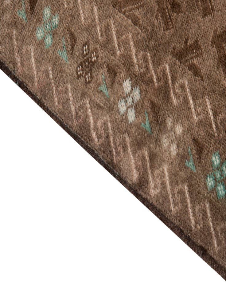 Detail image of  3' 6 x 6' 3  Hand Knotted Ultra Vintage Persian Wool Rug