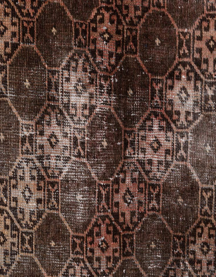 Detail image of  3' 6 x 6' 3  Hand Knotted Ultra Vintage Persian Wool Rug