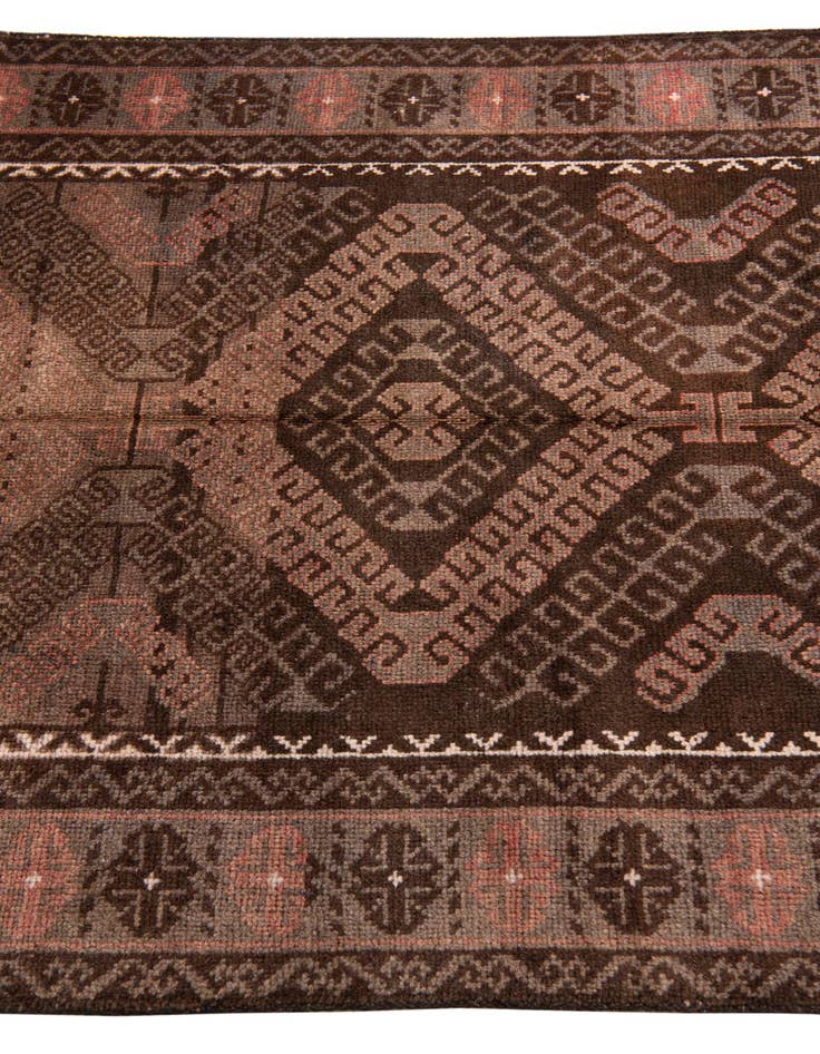 Detail image of  3' 4 x 6' 1  Hand Knotted Ultra Vintage Persian Wool Rug