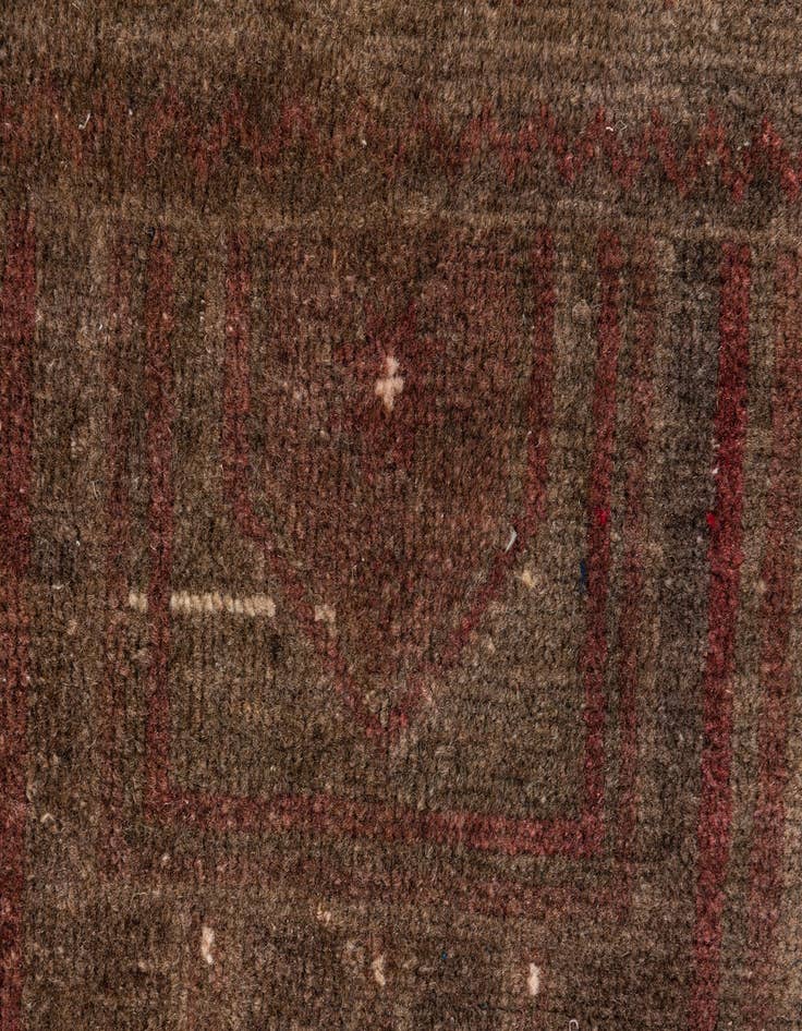 Detail image of  2' 7 x 4' 5  Hand Knotted Ultra Vintage Persian Wool Rug