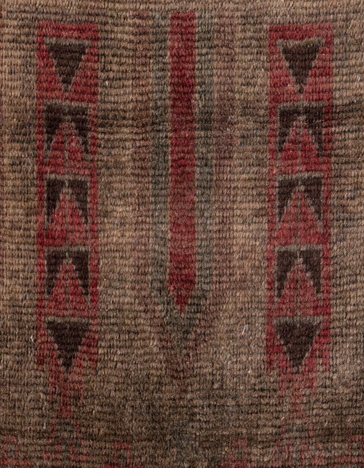 Detail image of  3' 2 x 4' 8  Hand Knotted Ultra Vintage Persian Wool Rug