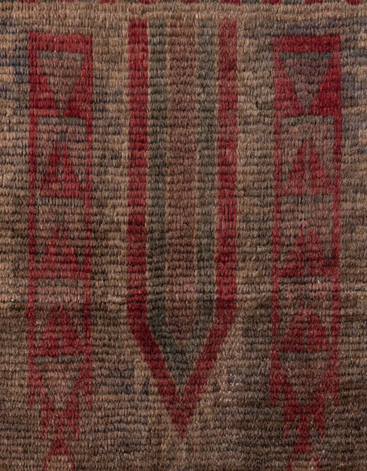 Detail image of  3' 2 x 4' 8  Hand Knotted Ultra Vintage Persian Wool Rug