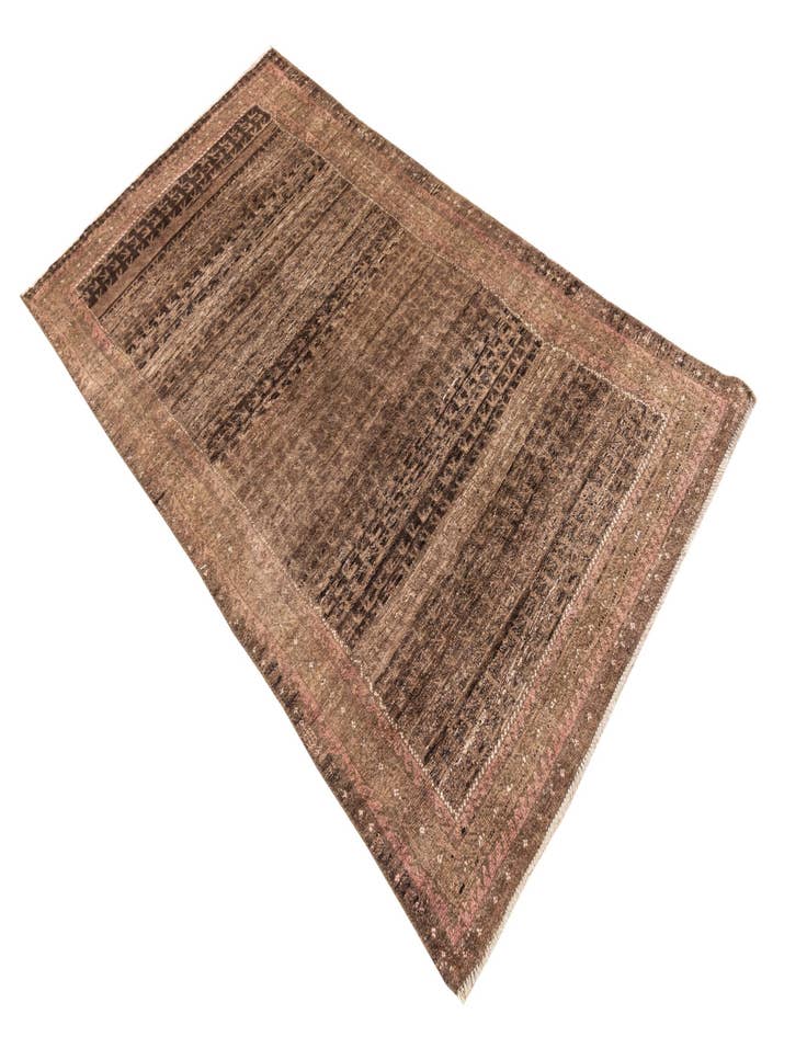 Detail image of  3' 4 x 6' 3  Hand Knotted Ultra Vintage Persian Wool Rug