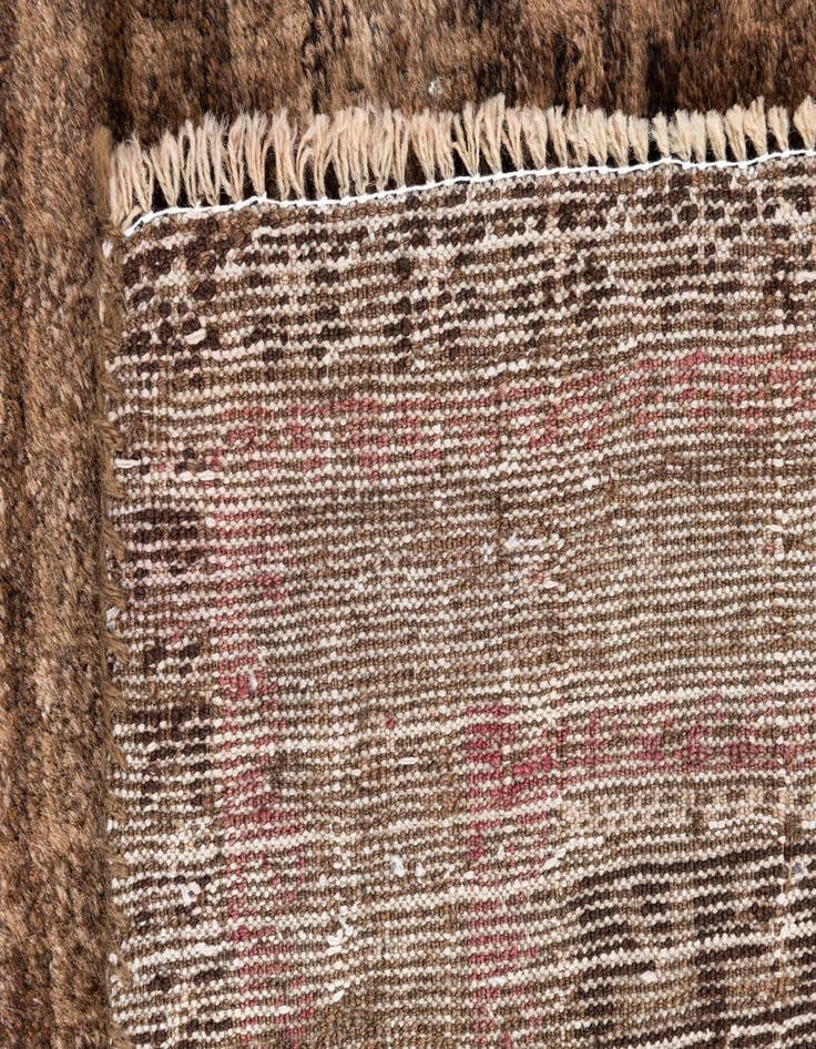 Detail image of  3' 4 x 6' 3  Hand Knotted Ultra Vintage Persian Wool Rug