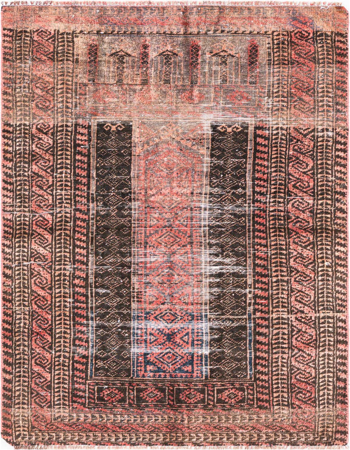 Primary image  2' 7 x 4' 4  Hand Knotted Ultra Vintage Persian Wool Rug