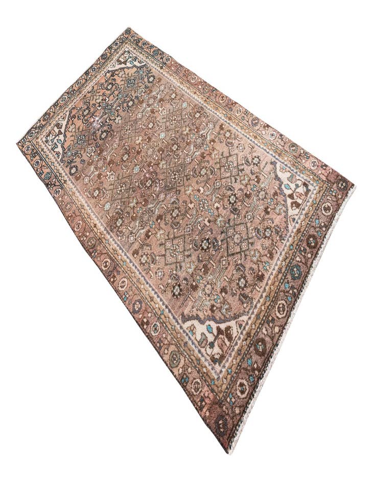 Detail image of  3' 4 x 6' 3  Hand Knotted Ultra Vintage Persian Wool Rug