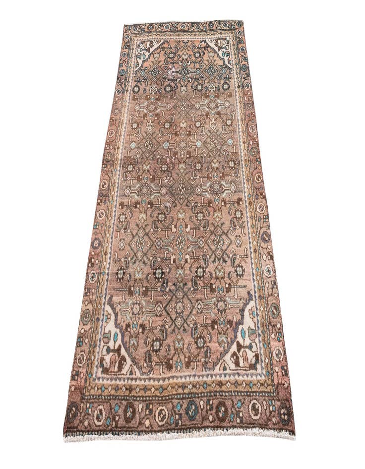 Detail image of  3' 4 x 6' 3  Hand Knotted Ultra Vintage Persian Wool Rug