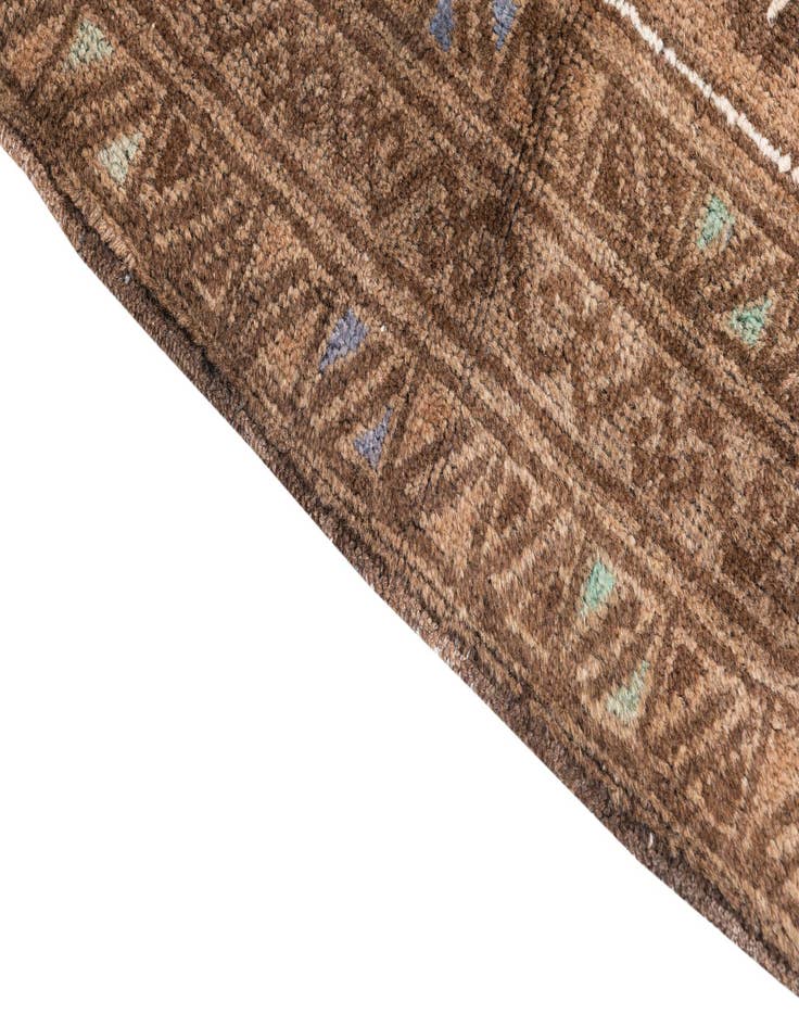 Detail image of  3' 6 x 6' 4  Hand Knotted Ultra Vintage Persian Wool Rug