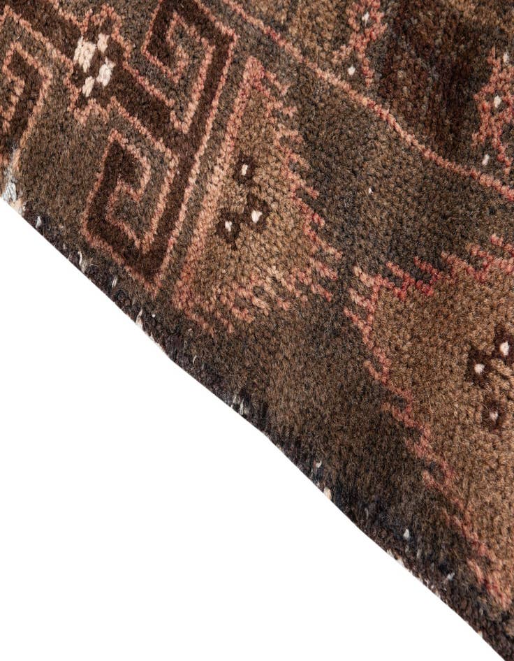 Detail image of  3' 5 x 6' 8  Hand Knotted Ultra Vintage Persian Wool Rug