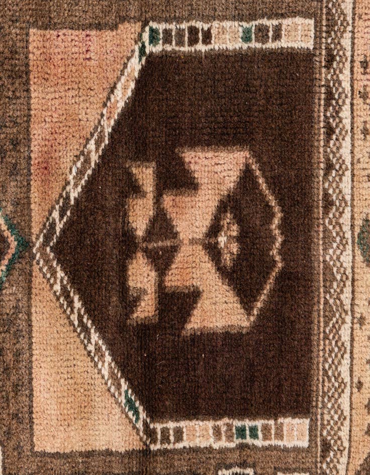 Detail image of  3' 5 x 6' 8  Hand Knotted Ultra Vintage Persian Wool Rug