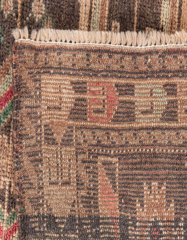 Detail image of  3' 9 x 6' 3  Hand Knotted Ultra Vintage Persian Wool Rug