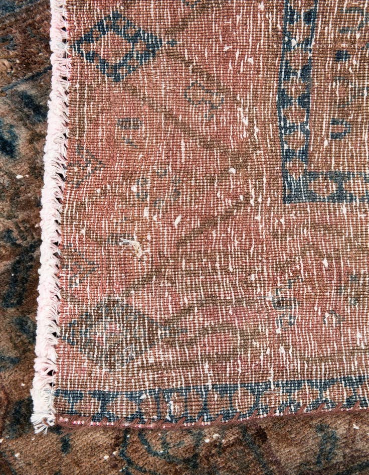 Detail image of  4' 9 x 7' 2  Hand Knotted Ultra Vintage Persian Wool Rug