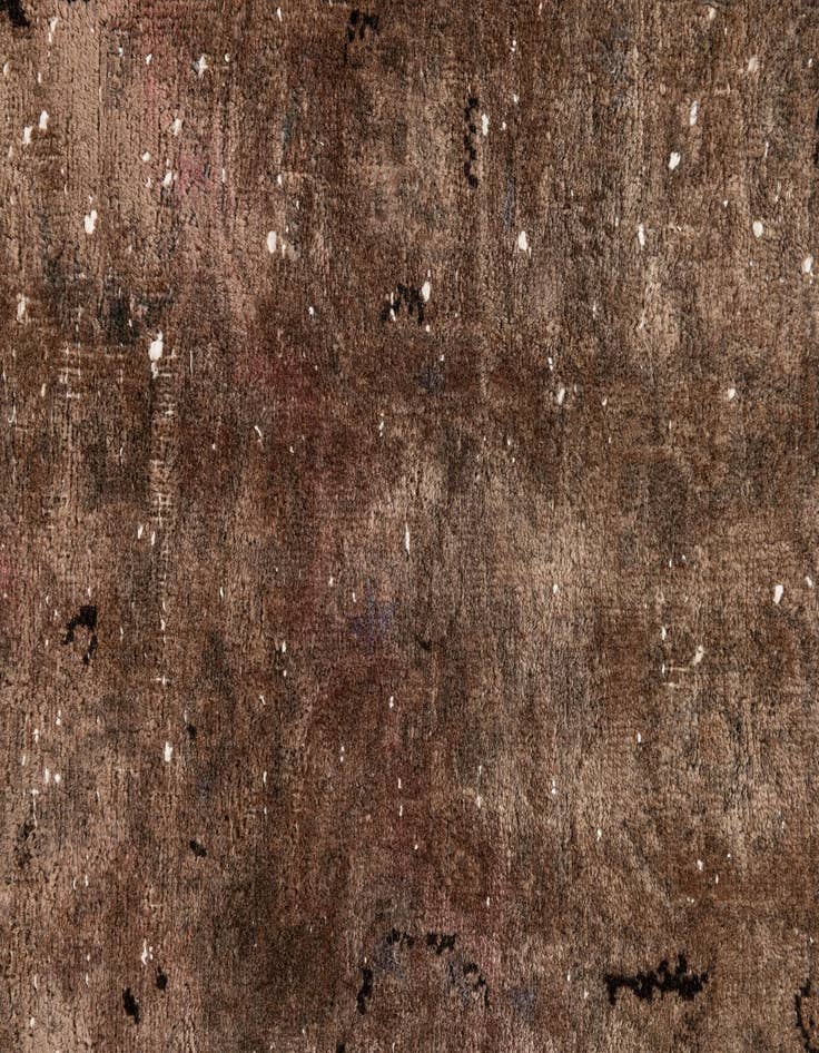 Detail image of  4' 5 x 7'  Hand Knotted Ultra Vintage Persian Wool Rug