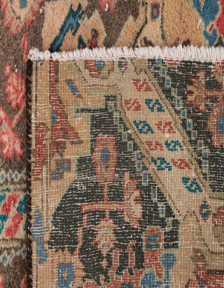 Detail image of  2' 9 x 4' 7  Hand Knotted Ultra Vintage Persian Wool Rug