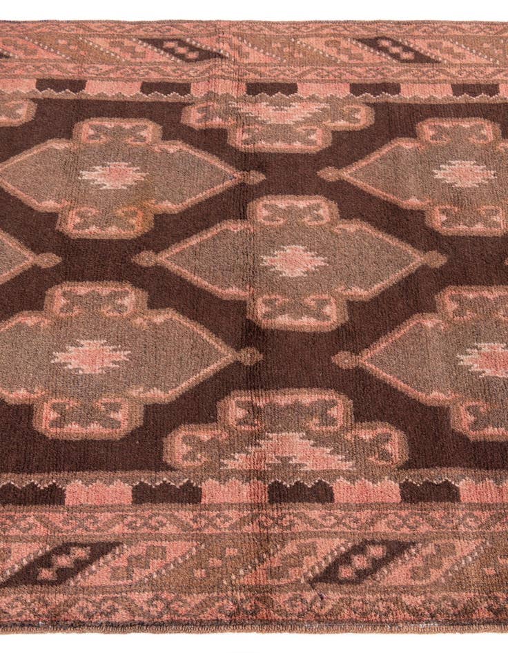 Detail image of  3' 6 x 6' 7  Hand Knotted Ultra Vintage Persian Wool Rug