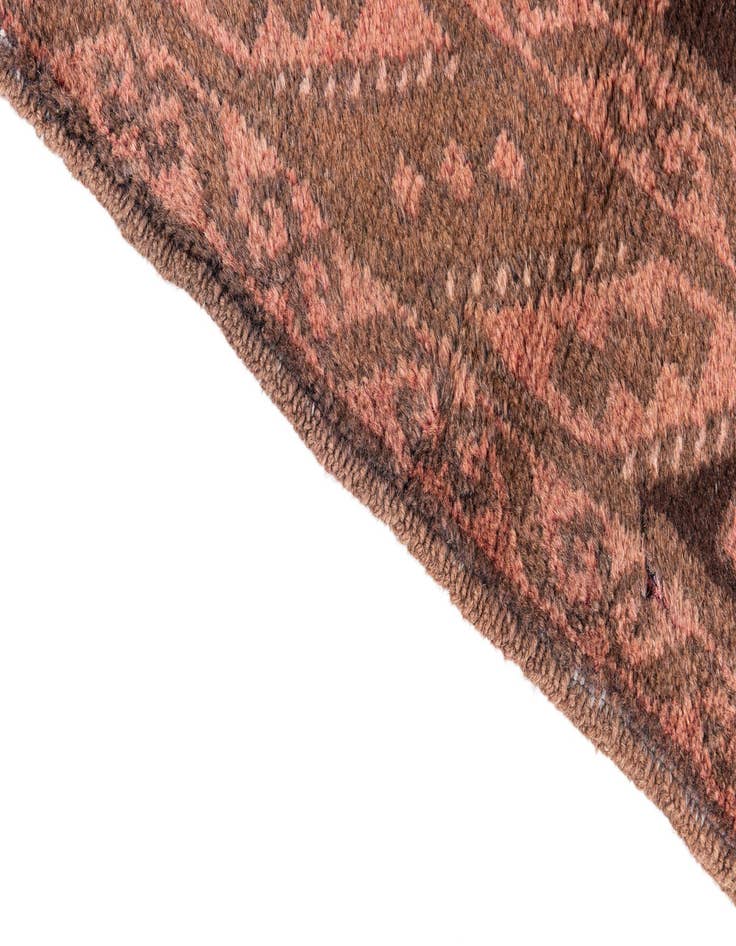 Detail image of  3' 6 x 6' 7  Hand Knotted Ultra Vintage Persian Wool Rug