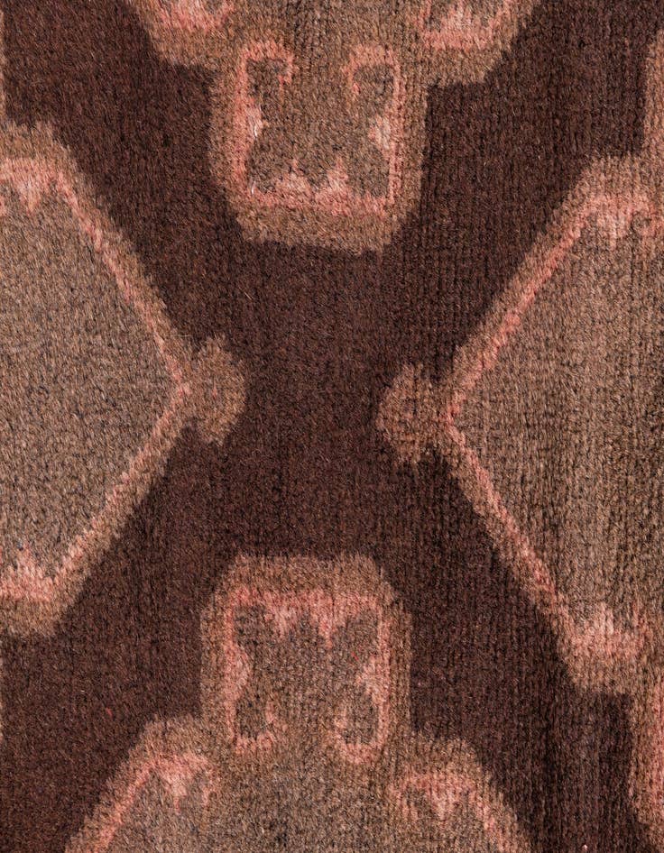 Detail image of  3' 6 x 6' 7  Hand Knotted Ultra Vintage Persian Wool Rug