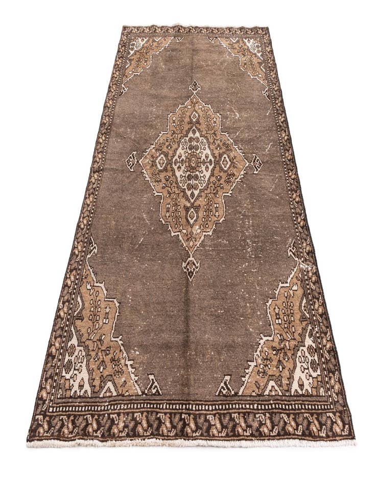 Detail image of  4' 10 x 7' 5  Hand Knotted Ultra Vintage Persian Wool Rug