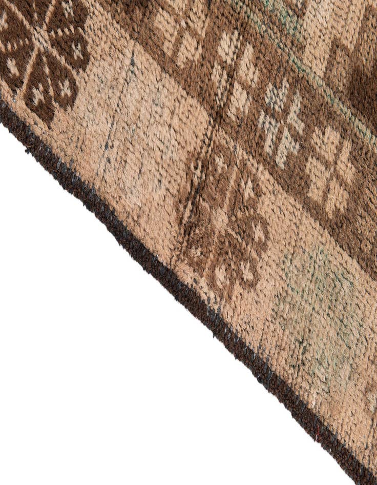 Detail image of  3' 5 x 5' 10  Hand Knotted Ultra Vintage Persian Wool Rug