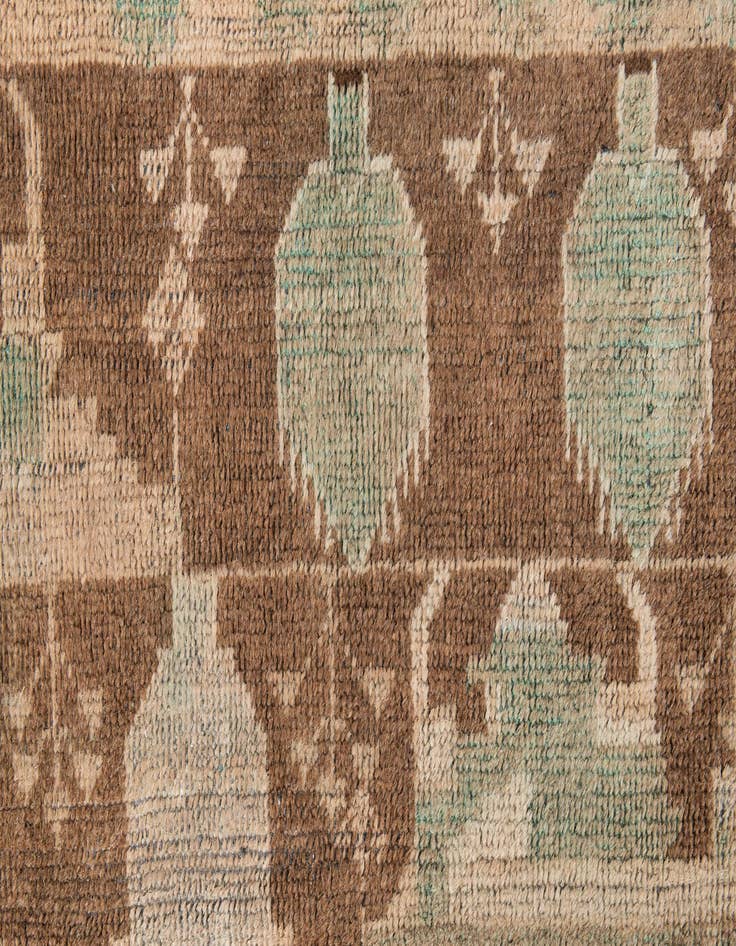 Detail image of  3' 5 x 5' 10  Hand Knotted Ultra Vintage Persian Wool Rug