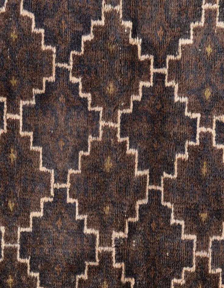 Detail image of  5' 4 x 8'  Hand Knotted Ultra Vintage Persian Wool Rug