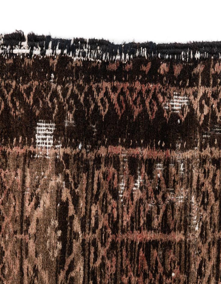 Detail image of  3' 2 x 5' 7  Hand Knotted Ultra Vintage Persian Wool Rug